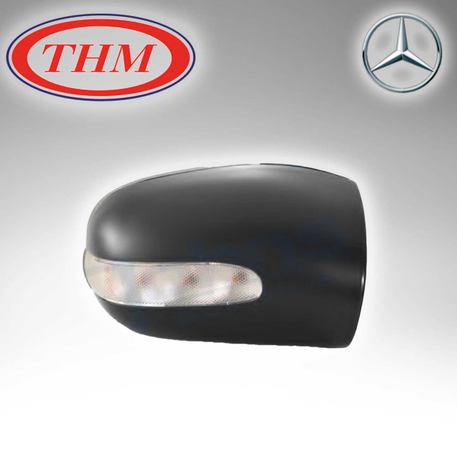 THM TH-214HSR (Taiwan) MIRROR COVER 203 CRY RH For Mercedes Benz 2038110460 + 2038201621
