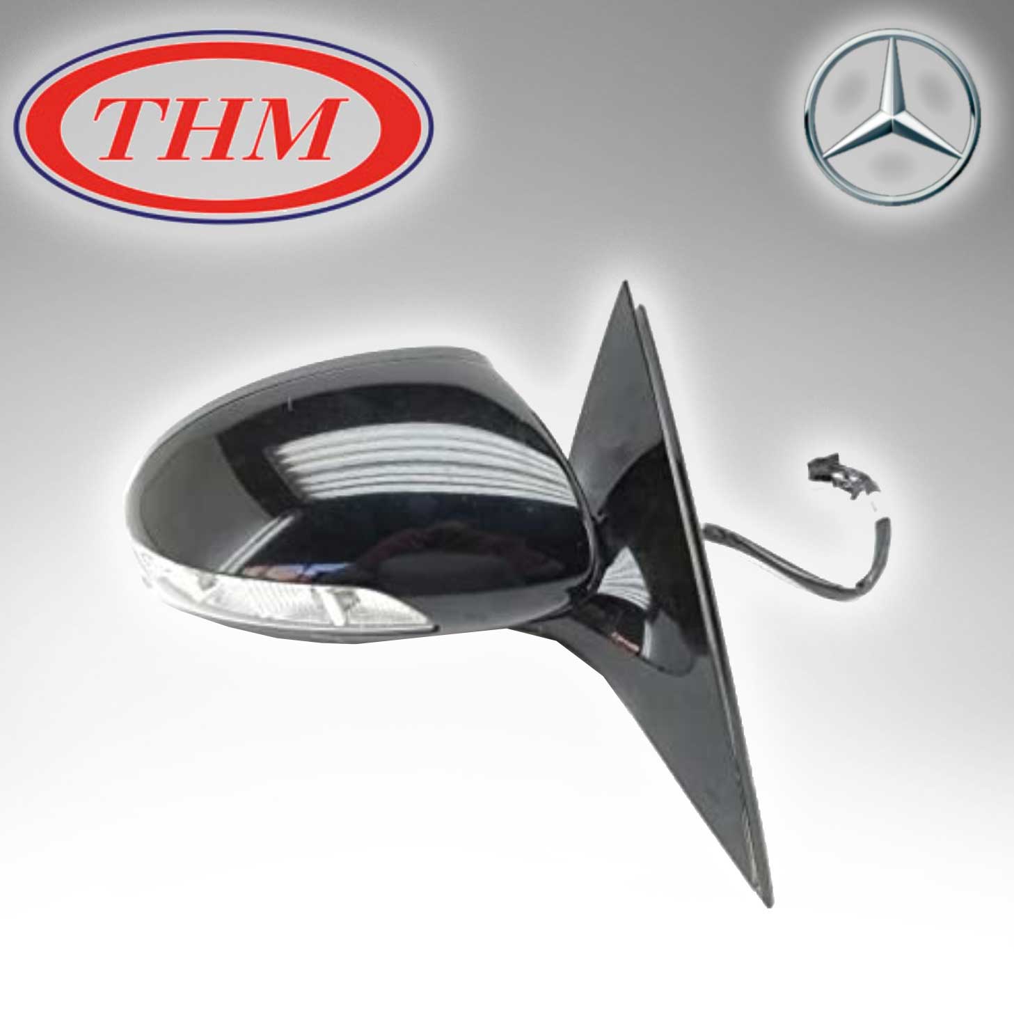 THM TH-221MBTR (Taiwan) MERCEDES BENZ SIDE MIRROR COMP. W/O COV. MEMORY For Mercedes Benz 2218100476 + 2218100221 + 2218100215