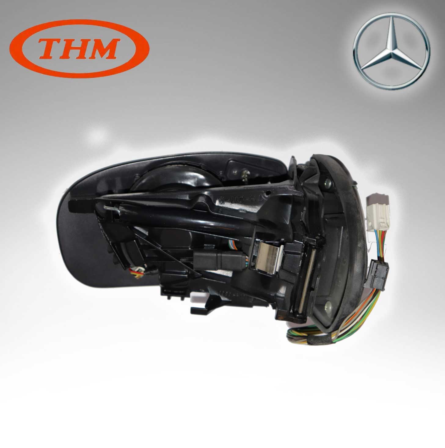 THM TH-230-212R (Taiwan) MIRROR RIGHT HAND FOLDING, MEMO, ELEC, HEAT 13PIN For Mercedes Benz 2038108476 + 2038100221