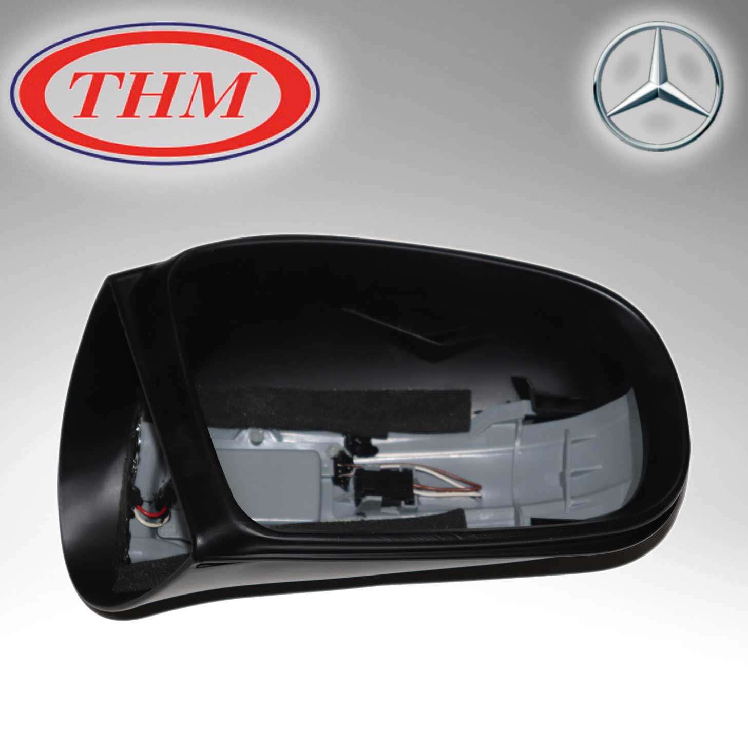 MERCEDES BENZ MIRROR COVER W/LAMP W220 10/1998 TH-600HSR