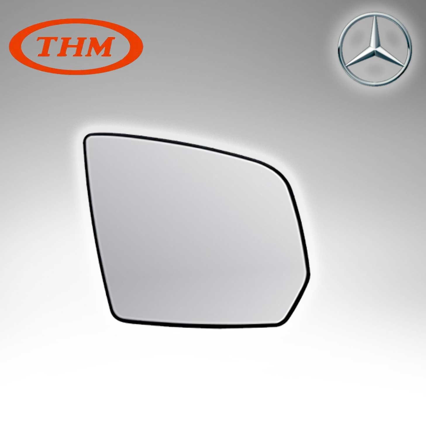 MERCEDES BENZ BENZ MIRRIR GLASS 164 RIGHT HAND 2009 / 10 TH-7164AGHR / 1648105219