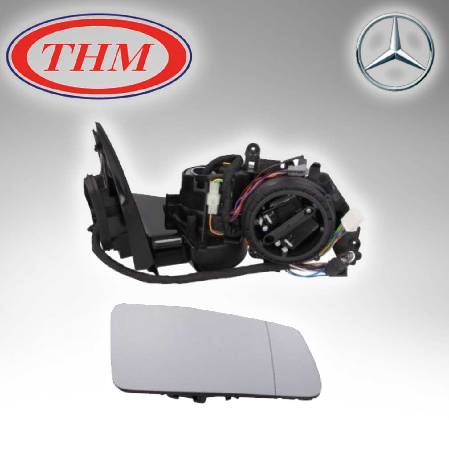 THM TH-7207MER (Taiwan) SIDE MIRROR RH For MERCEDES BENZ W207 2078101076 + 2128100221