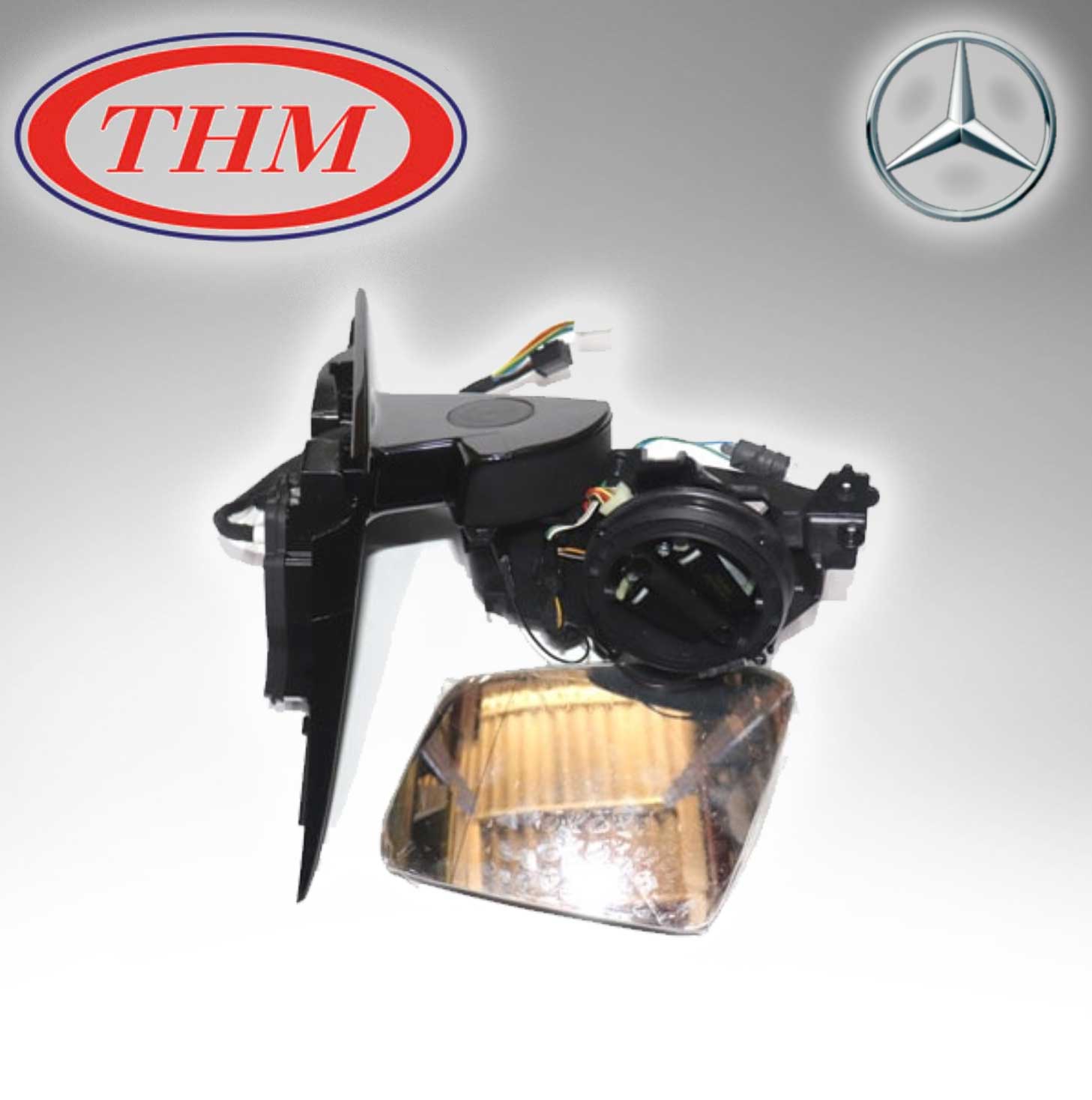 THM TH-7212MEBFAR (Taiwan) COMPLETE SET ASSY PWRFOLD, MEMORY, INDICATOR, PUDDLE LIGHT, RH PRM COVER ASFG+HEATED LHD(15P) For MERCEDES BENZ W212 2128101876 + 2128100221 + 2128100264 + 2128100115