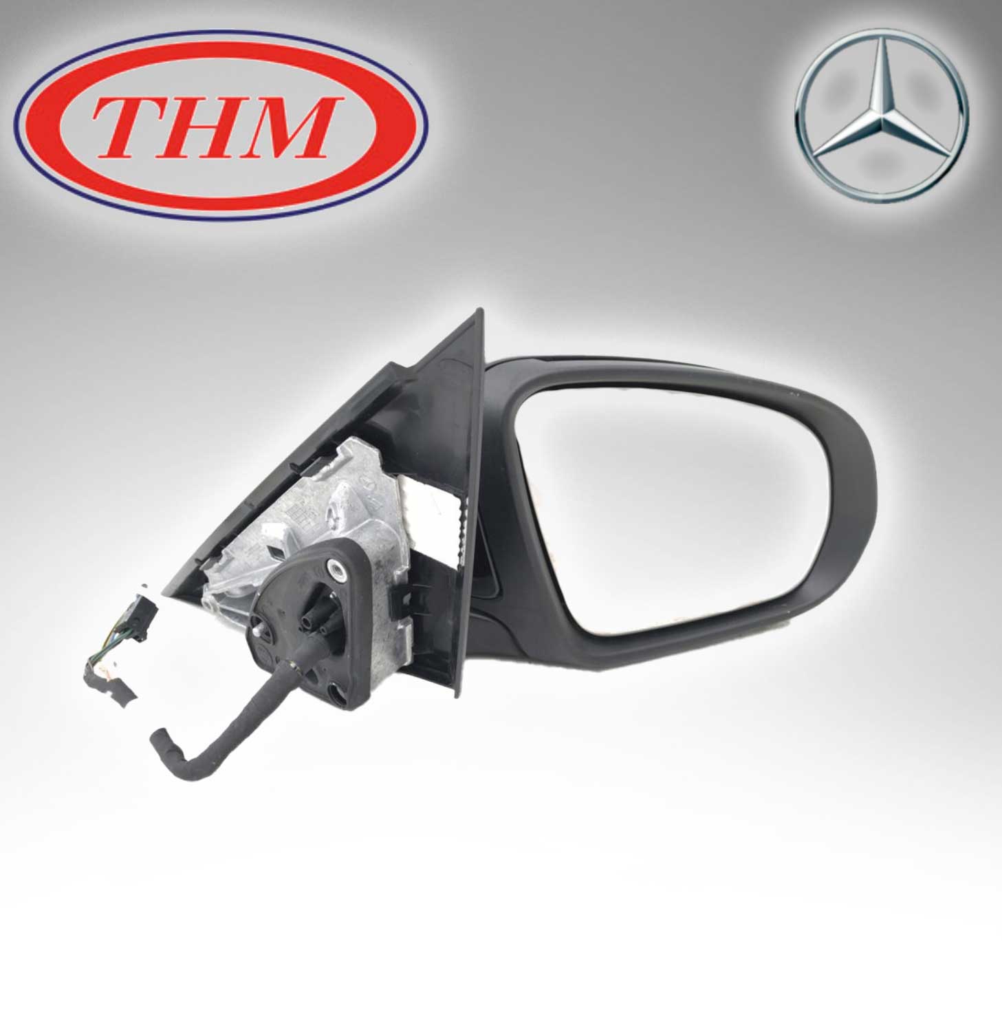 THM TH-7405MEBFR (Taiwan) COMPLETE SET BODY PWRFOLD, MEMORY, PUDDLE LIGHT, RH ASFG+HEATED LHD (15P) For MERCEDES BENZ W205 2058100816