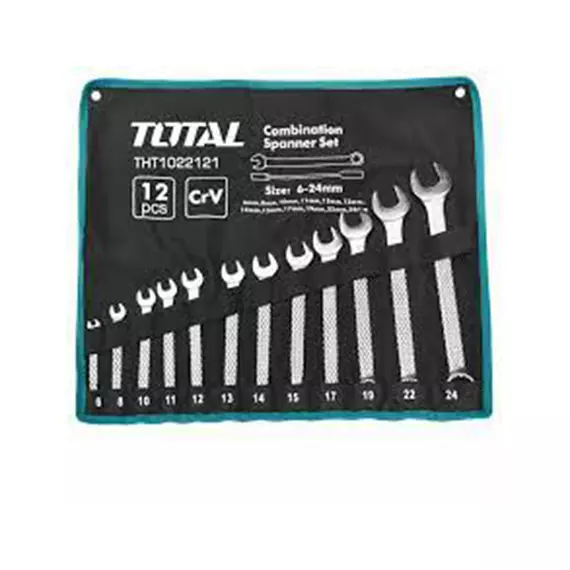 Total Combination Spanner Set 6-24mm 12pcs THT1022121