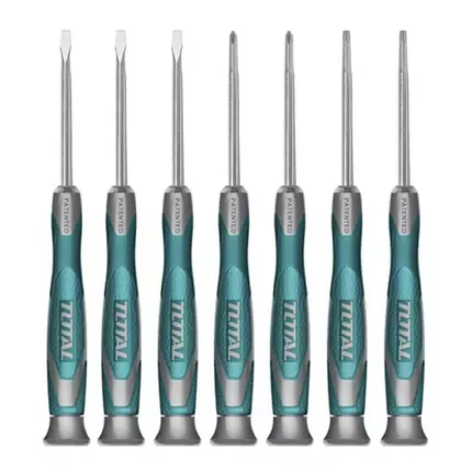 Total Precision Screwdriver Set 7pcs THT250726