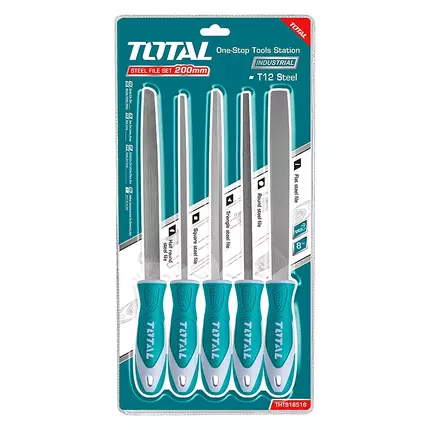 Total Steel File Set 8" 5pcs THT918516