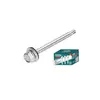 Total Self Drilling Hex Screw with Rubber Washer, Zinc Plated 14X4" (6.3x100mm) 80pcs THWHD1441