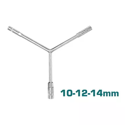 Total Socket Wrench Y-Type 10-12-14mm THYSW101214