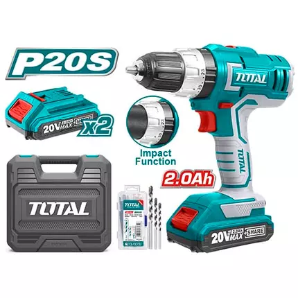 Total Impact Drill Machine Cordless Li-Ion 20V TIDLI20031