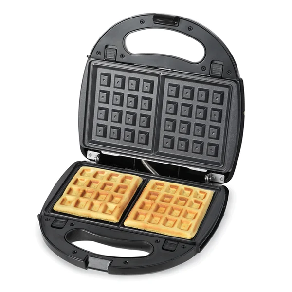Kenwood Sandwich Maker 3 In 1 Sandwich, Grill/Griddle, Waffle, Dual Plate Press For Toasties, Easy To Use & Clean, Non-Stick Plates, Compact Size Bread Toaster SMM01.A0BK
