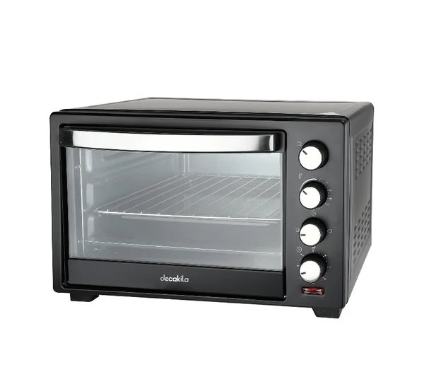 Decakila Toaster Oven 38L 1600W 2 in 1 Adjustable Temperature Control  Wider Range 100-230 Degree C  60 Minutes Timer KEEV010B