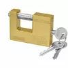 Total Brass Block Padlock 90mm Heavy Duty TLK32903