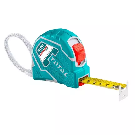Total Steel Measuring Tape 5m x 19mm Double Hook TMT126651