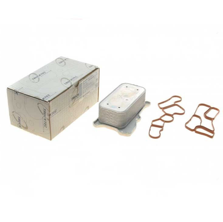 TRUCKTEC (TRU # 02.18.130) OIL COOLER For Mercedes Benz 2721880001