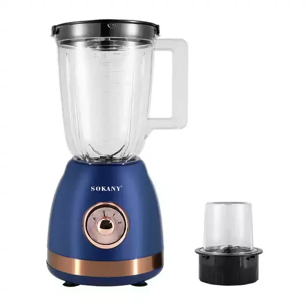 Sokany Blender & Grinder 2in1 1.5L With Automatic Pulp Ejection Juice Extractor 28000RPM SK-163