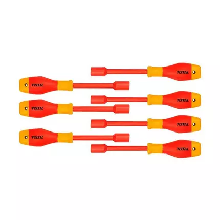 Total Screw Driver Nut 7pcs Set Insulated THKISD0701
