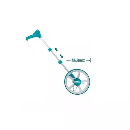 Total Odometer Measuring Wheel 9999.9m with Stand TMT19945