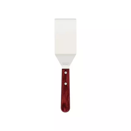 Tramontina Frying Spatula 4" Stainless Steel Blade, Red Polywood Treated Wood Handle 21165/174