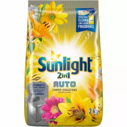 Sunlight Machine Wash 2in1 Auto Detergent 2kg Summer Sensations