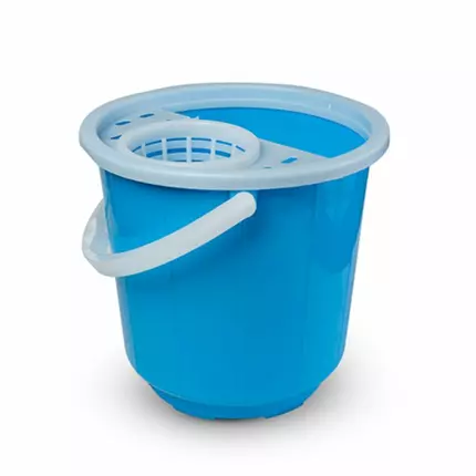 TBP Round Mop Bucket with Wringler,Handle & Mop without Lid 1361M Pack of 12