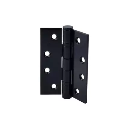 Union Stainless Steel Hinge 4" x 3" x 3mm Black