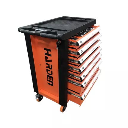 Harden Mechanical Trolley Tools Set 7 Drawers