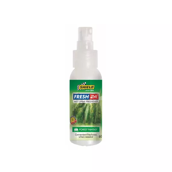 Shield-Home Fresh 24 Mist Spray Air Freshener Forest Fantasy, Trendy and Innovative, The Shield Air Freshener Range is Created Using The Latest in Air Freshener Technology 60ml SH889