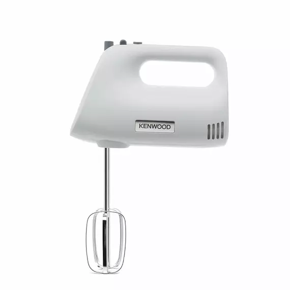 Kenwood Hand Mixer (Electric Whisk) 450W With 5 Speeds + Turbo Button, Twin Stainless Steel Kneader And Beater For Mixing, Whipping, Whisking, Kneading HMP30.A0WH