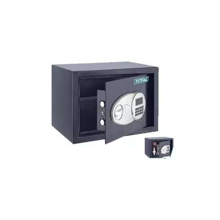 Total Electronic Safe Box, 3 to 8 Digit Code Freely 25  x 35 x 25cm 19L TESF2501