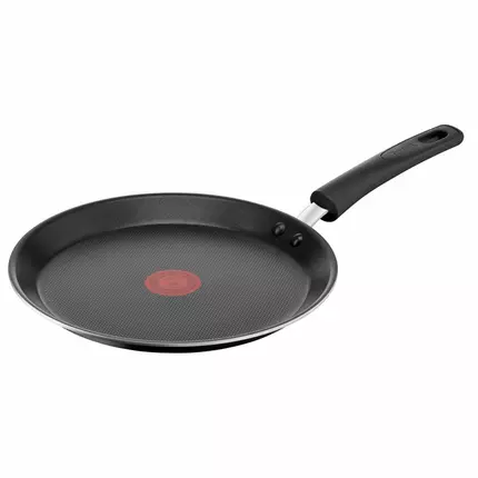 Tefal Super Cook Pancake Pan 25cm Non Stick Thermo Signal 100% Safe Frying Pan Black Aluminium B4593885
