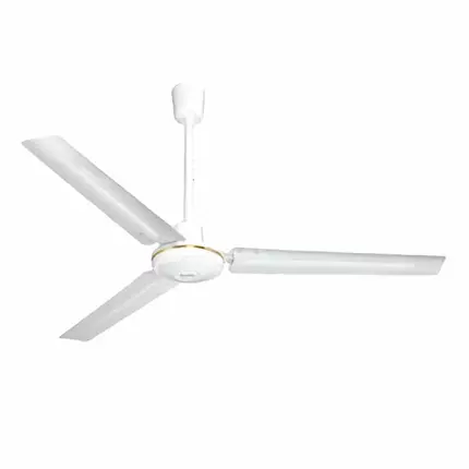 Decakila Ceiling Fan 56" 3 Blades 70W  Indoor Ceiling Fan Brushed Nickel with Brushed Nickel Steel Blades KEFC076W