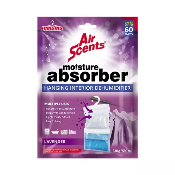 Shield-Auto Hanging Interior Dehumidifier Lavender 500ml SH1452