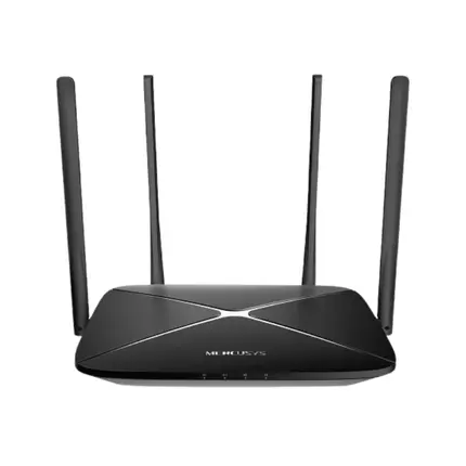 TP-Link Mercusys WiFi Router - Dual Band, 1200Mbps (300Mbps at 2.4GHz + 867Mbps at 5GHz), Wireless Cable Router with Easy Parental Controls & Access Control, 3 x Gigabit LAN Ports (10/100/1000Mbps) AC