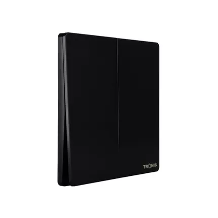 Tronic Switch 2 Gang 2 Way Black TS 5122-BK
