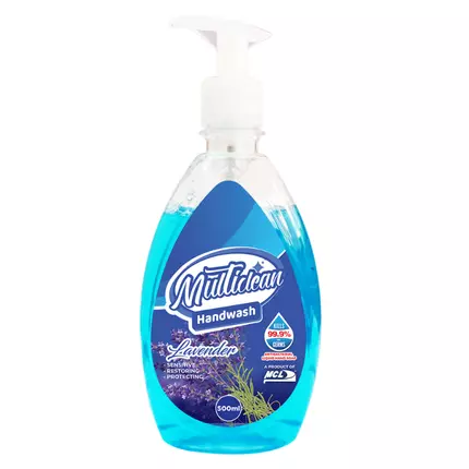 Multi Clean Handwash Liquid Soap 500ml (Pump) Lavender