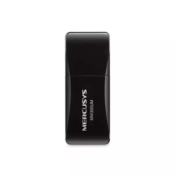 TP-Link Mercusys N300 Mini USB WiFi Adapter - Wireless Dongle, USB 2.0, Compatible with Windows 11/10/8.1/8/7/XP (32/64 Bit) MW300UM.