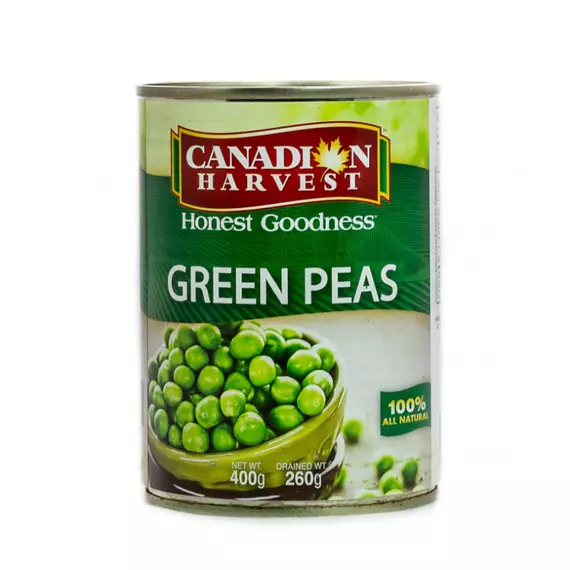 Canadian Harvest Green Peas (EOC) 400g Pack of 12
