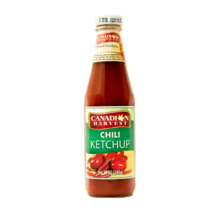 Canadian Harvest Chili Ketchup Glass Bottle 340g Pack of 24