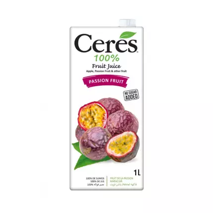 Ceres Passion Fruit Juice 1L Tetra (Pack of 12Pcs)