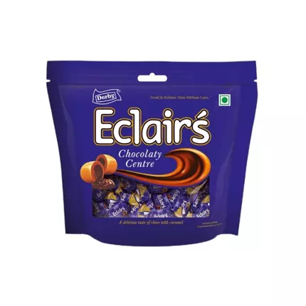 Derby Caramel Eclair (Pack of 100pcs × 40 Packs)