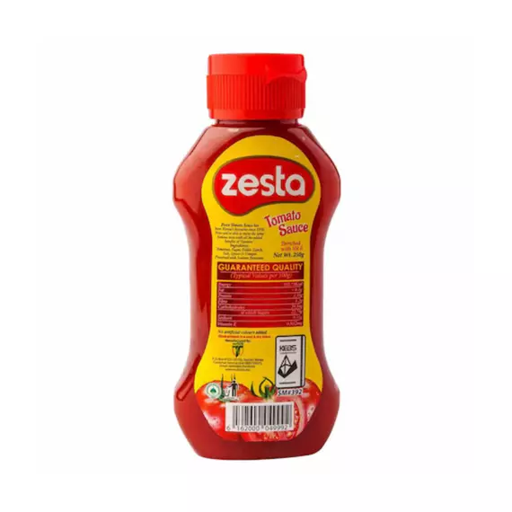 Zesta Tomato Sauce 250g (Pack of 24Pcs)