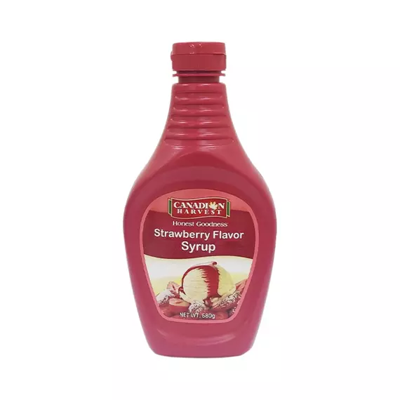 Canadian Harvest Strawberry Syrup, Smooth & Pourable Texture, Versatile Usage, 680g (Pack of 12Pcs)