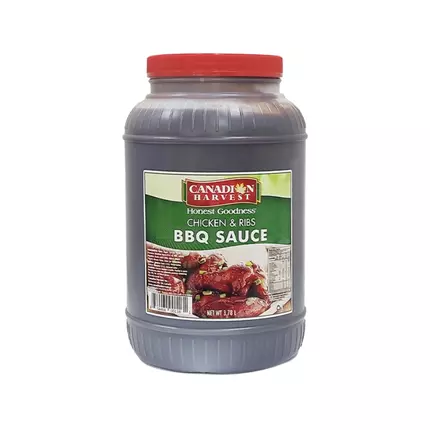Canadian Harvest BBQ Sauce, Smoky & Tangy Flavor, Versatile Use, 3.78L (Pack of 4Pcs)