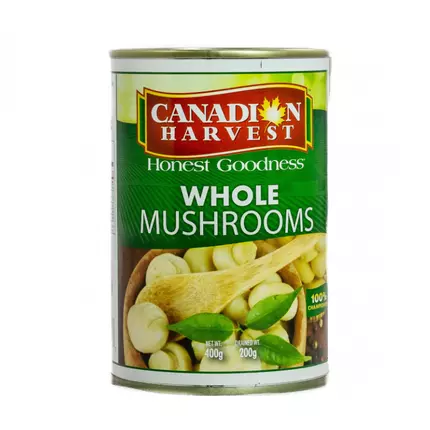 Canadian Harvest Whole Mushrooms (EOC) 400g (Pack of 24Pcs)