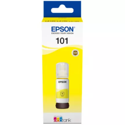 Epson Ecotank Pigment Ink Bottle Yellow 70ml 101 for L6190/6170/6176/6160/4160/4150/14150
