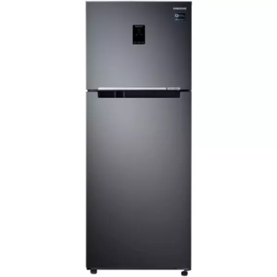 Samsung Fridge 385L Digital Inverter Technology, Double Door, Top Freezer, Twin Cooling Plus, TMF, DIT, Air Hygienic, LED Lighting, Black RT49K5552BS/RT38K5552BS