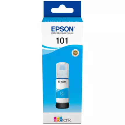 Epson Ecotank Pigment Ink Bottle Cyan 70ml 101 for L6190/6170/6176/6160/4160/4150/14150