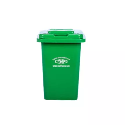TBP Dustbin 30L with Lid & Handle without Pedal & Wheels TBP-30T-B/G/G/Y