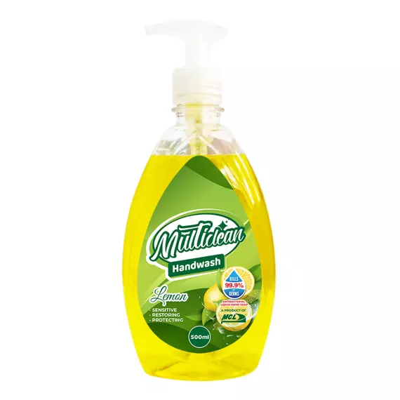 Multi Clean Handwash Liquid Soap 500ml (Pump) Lemon